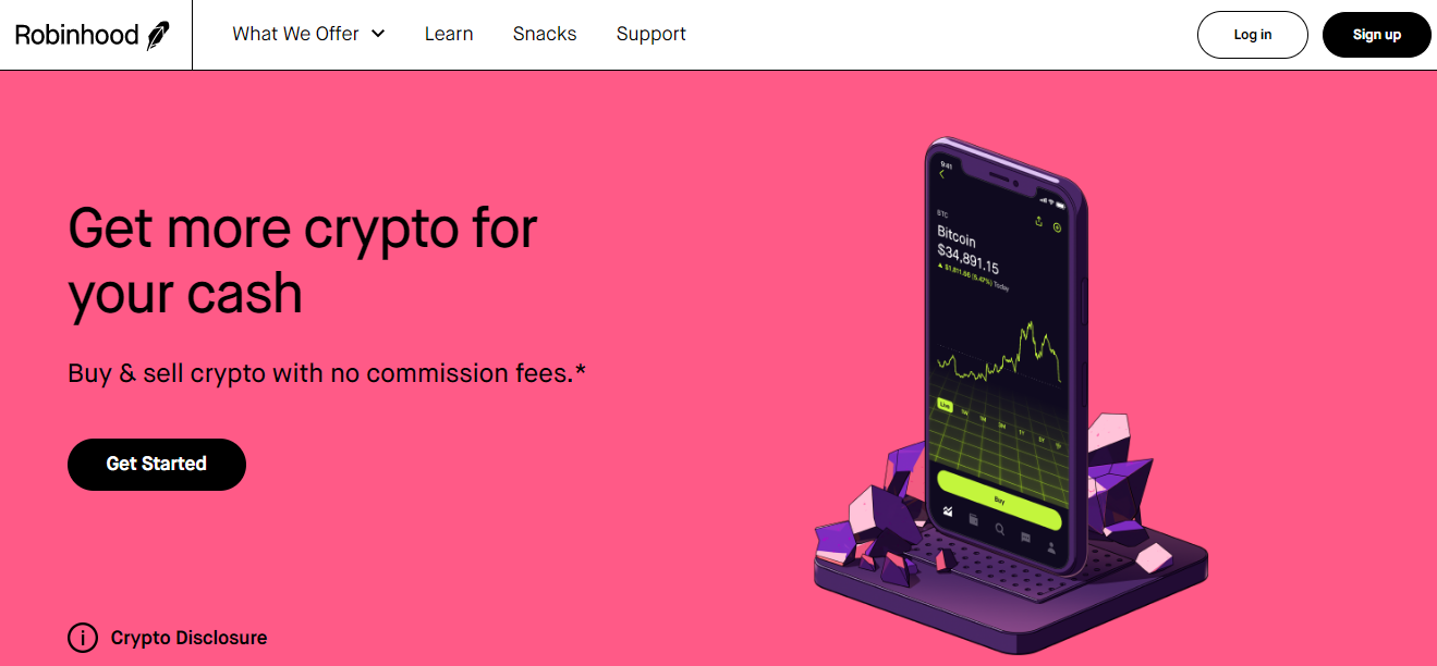 Robinhood crypto exchange